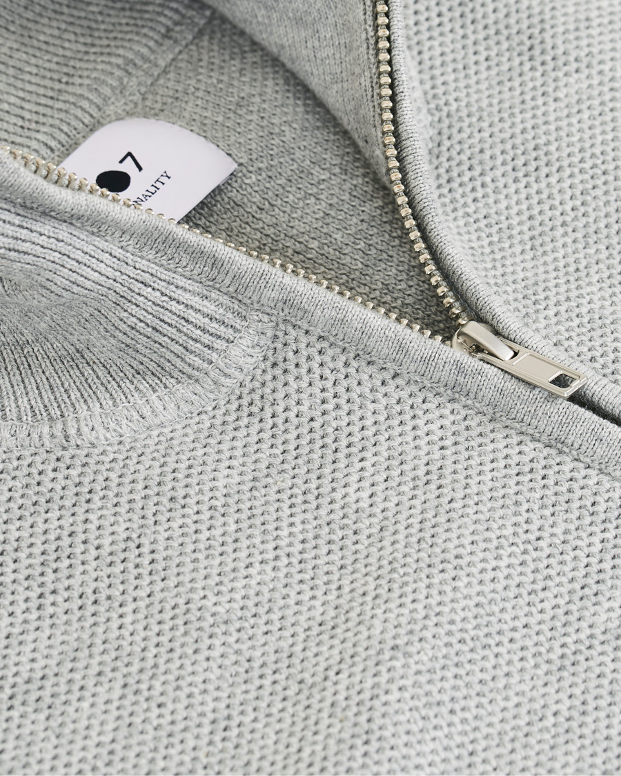 Herren | Pullover | NN07 | Patrick Full Zip Medium Grey Melange