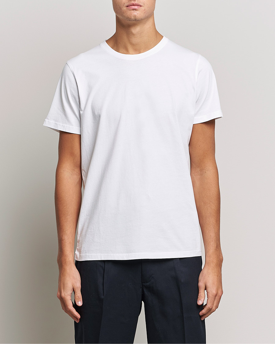 Herren | Weiße T-Shirts | NN07 | Pima Crew Neck Tee White