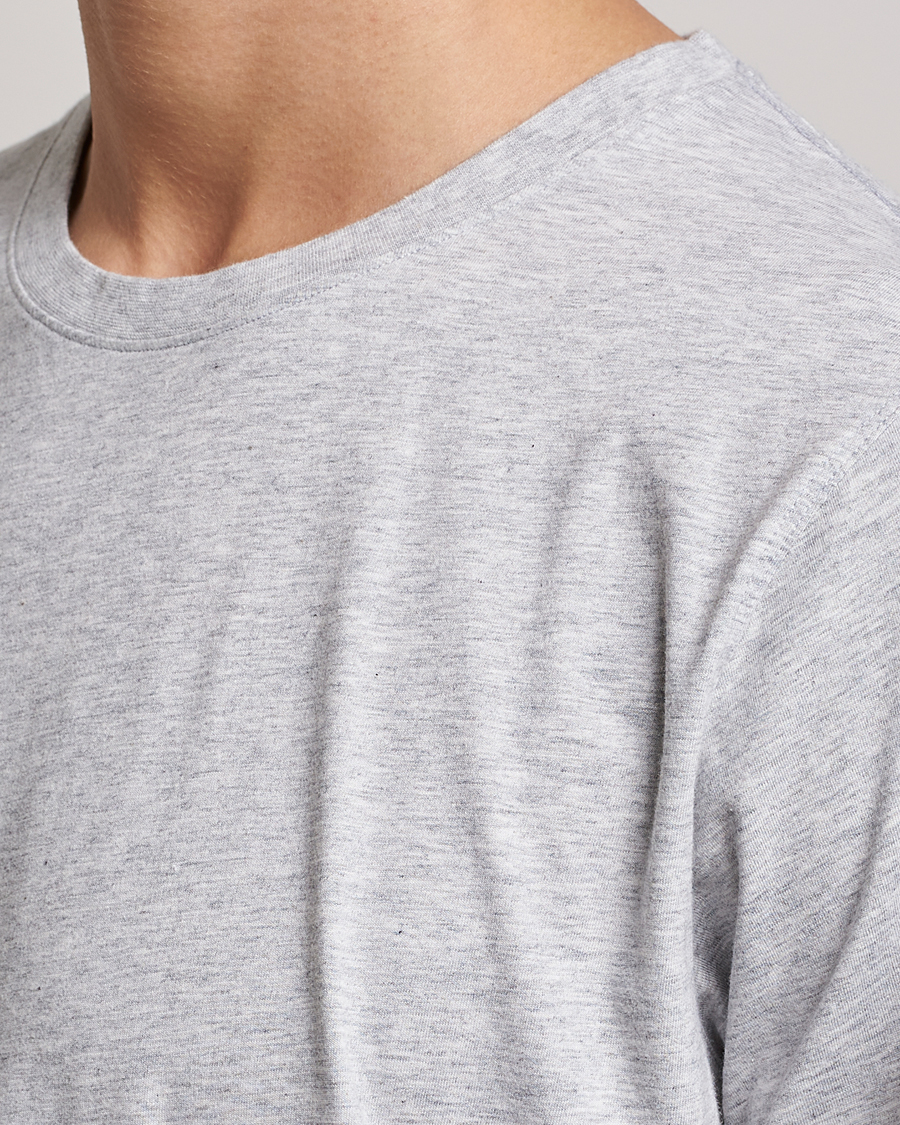 Herren | T-Shirts | NN07 | Pima Crew Neck Tee Light Grey Melange