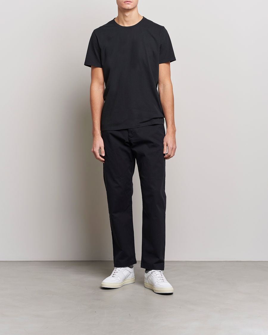 Herren | T-Shirts | NN07 | Pima Crew Neck Tee Black