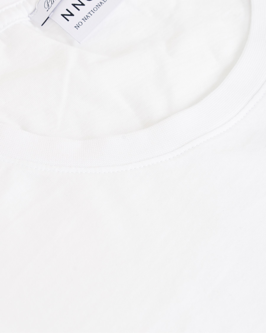 Herren | T-Shirts | NN07 | Ethan Printed Crew Neck Tee White