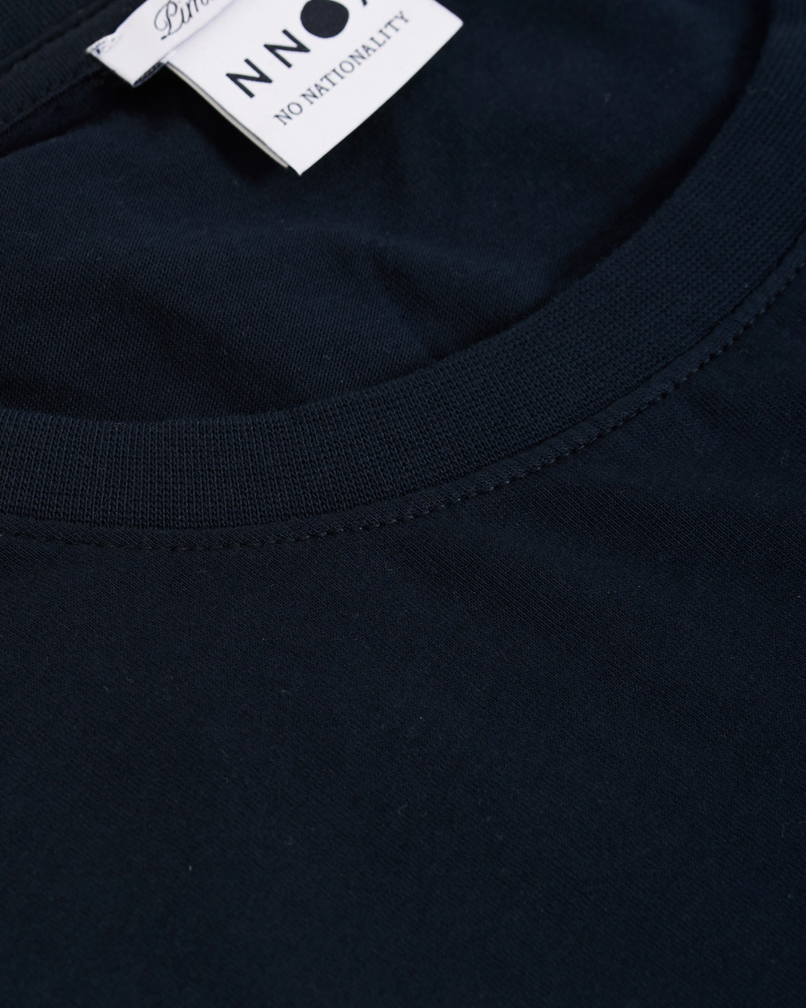 Herren | T-Shirts | NN07 | Ethan Printed Crew Neck Tee Navy Blue