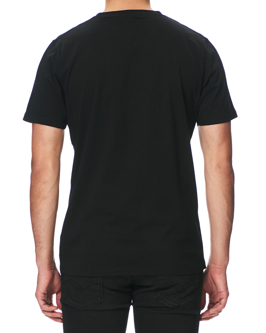 Herren | T-Shirts | NN07 | Ethan Printed Crew Neck Tee Black