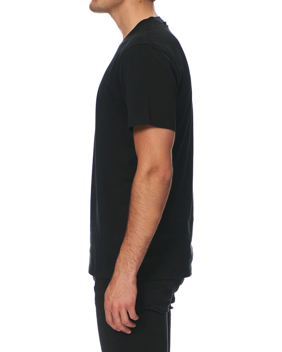 Herren | T-Shirts | NN07 | Ethan Printed Crew Neck Tee Black