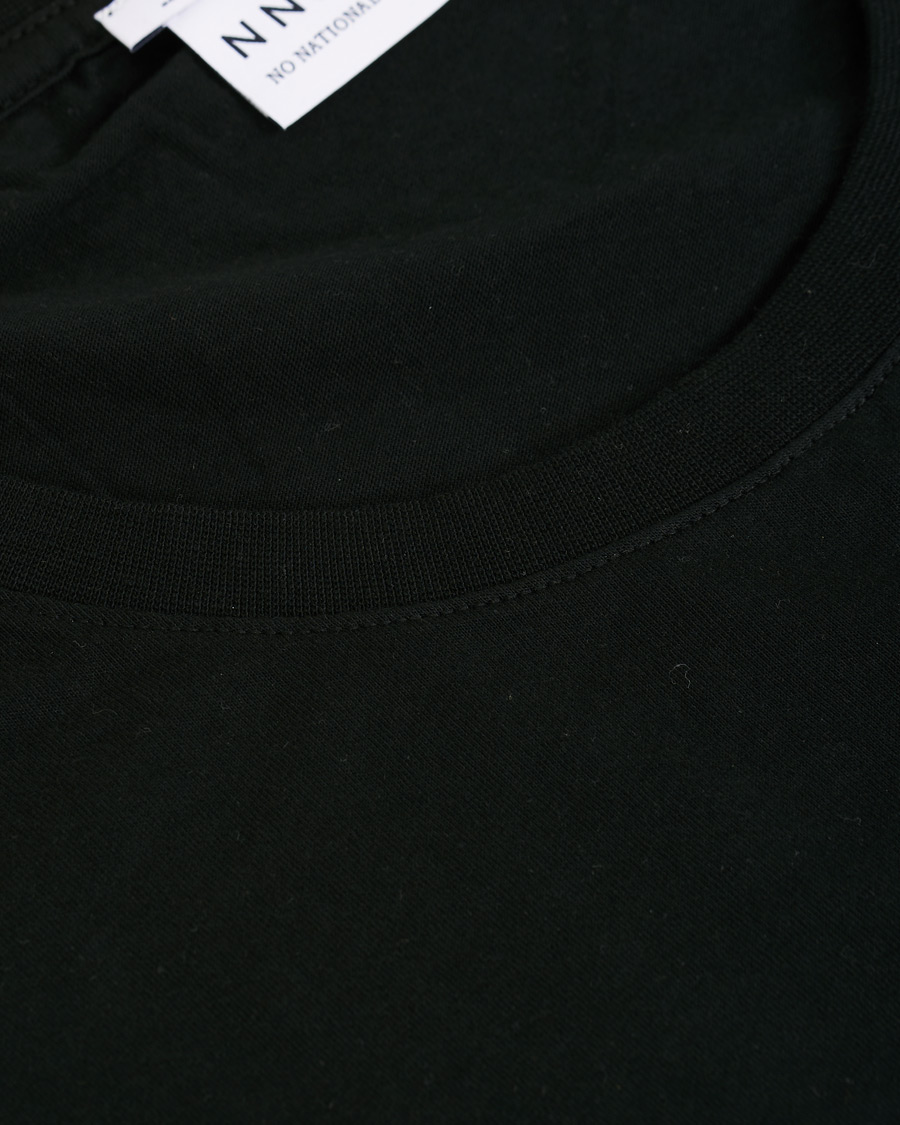 Herren | T-Shirts | NN07 | Ethan Printed Crew Neck Tee Black