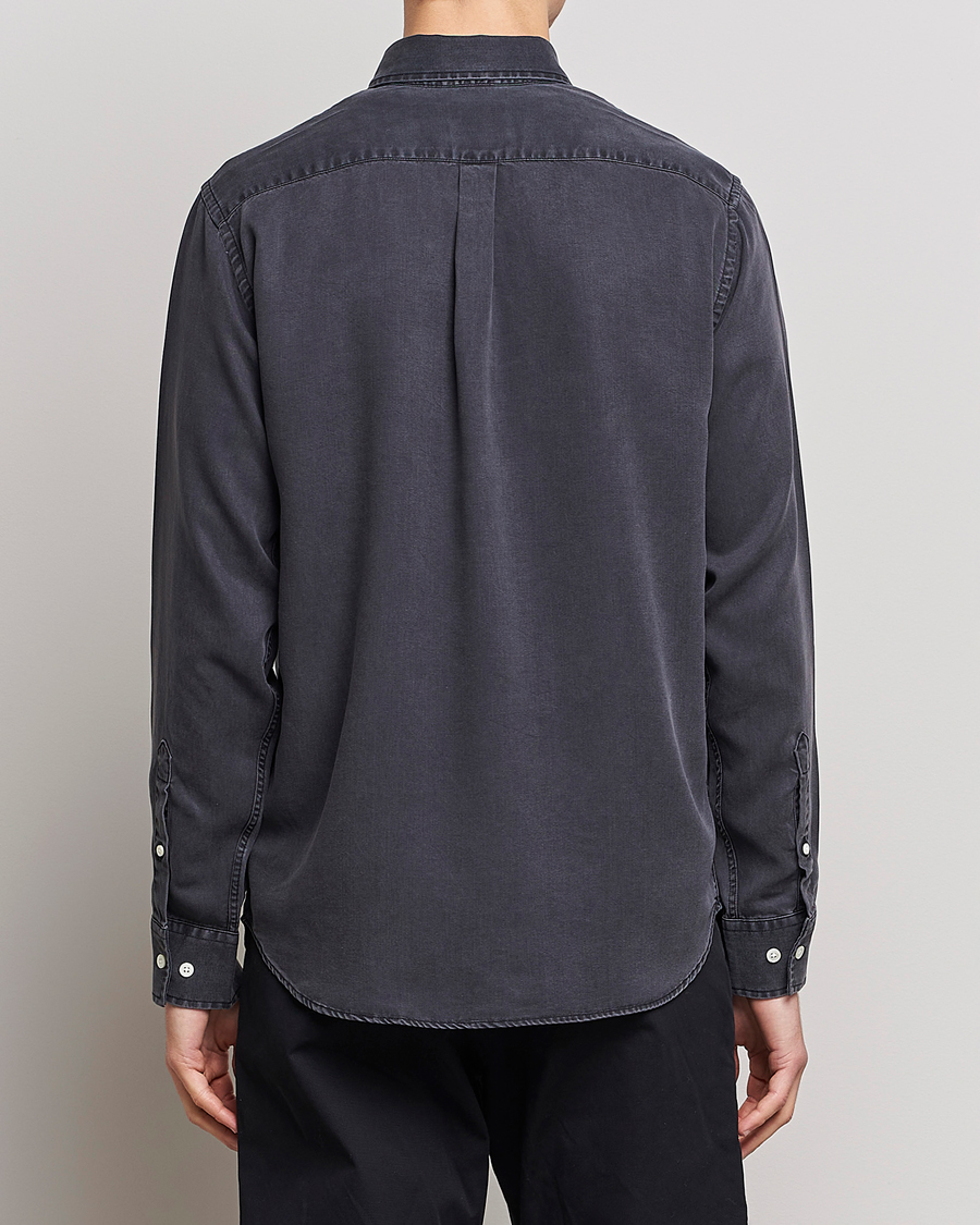 Herren | Hemden | NN07 | Levon Tencel Denim Shirt Black