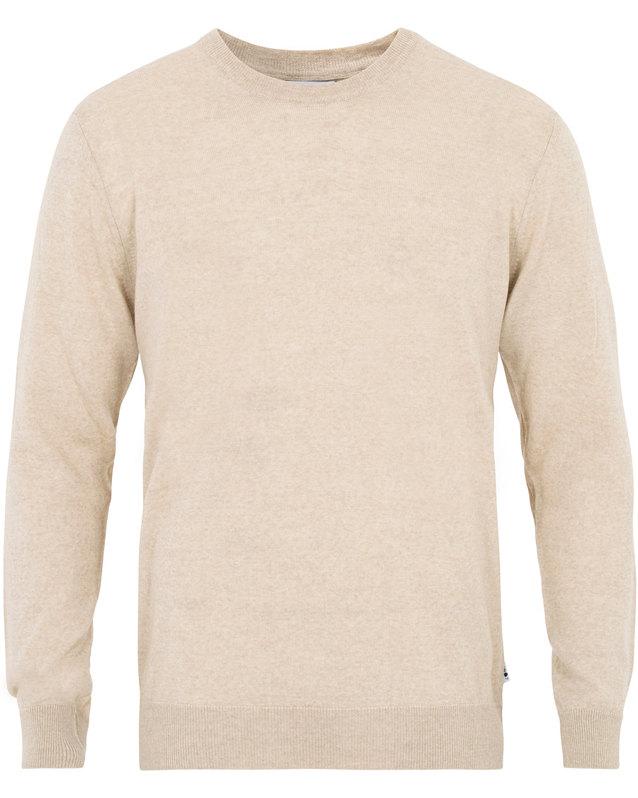 Herren | Pullover | NN07 | Ted Extra Fine Merino Crew Neck Pullover Light Khaki