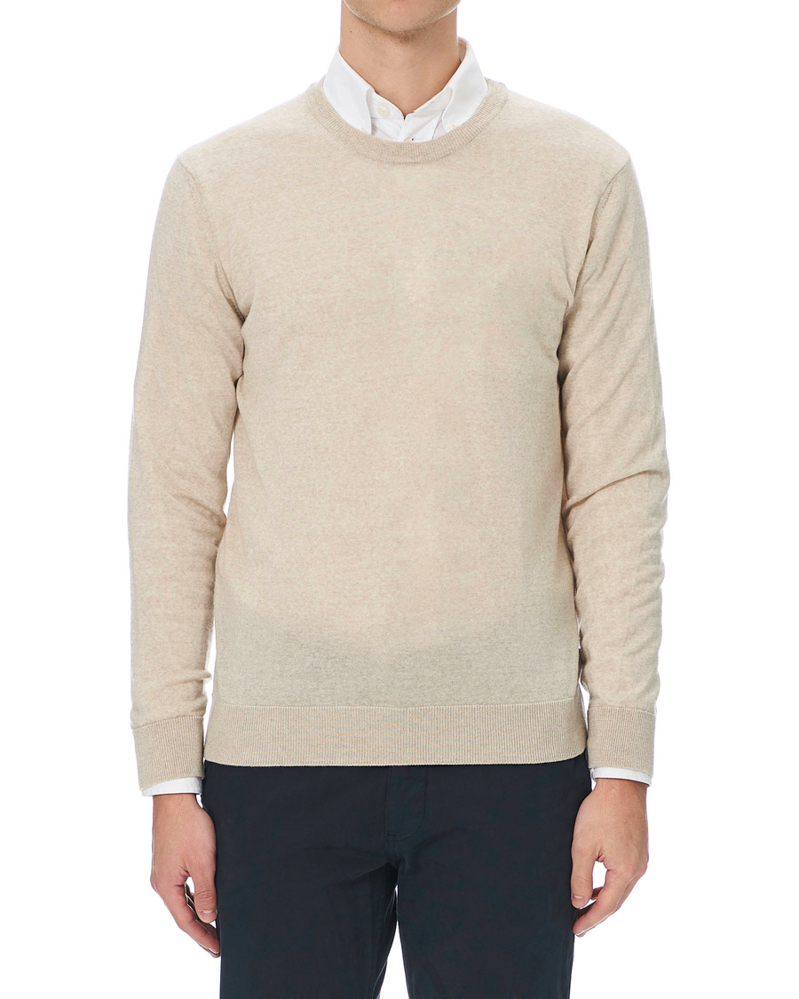 Herren | Pullover | NN07 | Ted Extra Fine Merino Crew Neck Pullover Light Khaki