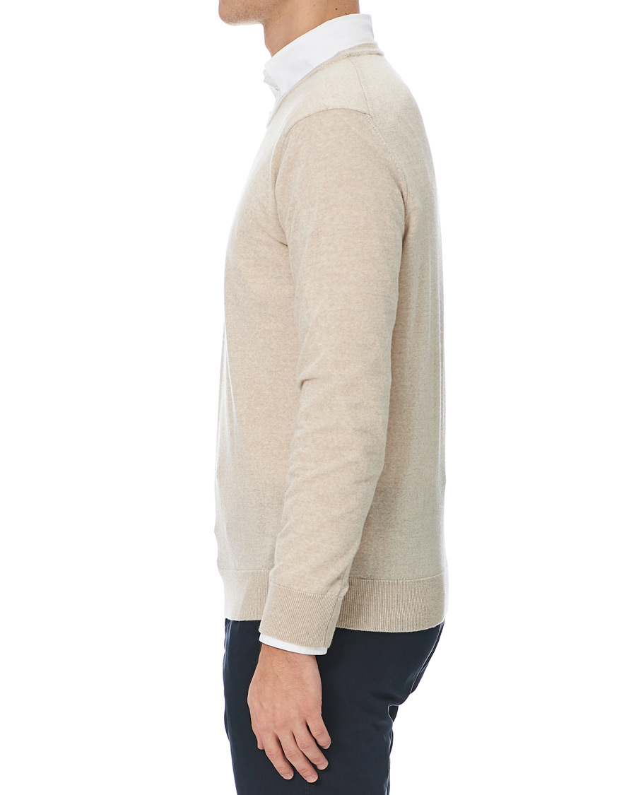 Herren | Pullover | NN07 | Ted Extra Fine Merino Crew Neck Pullover Light Khaki