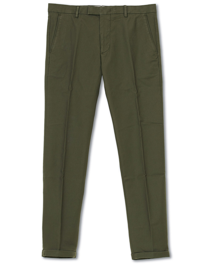 Herren | Hosen | NN07 | Scott Regular Fit Stretch Trousers Army Green