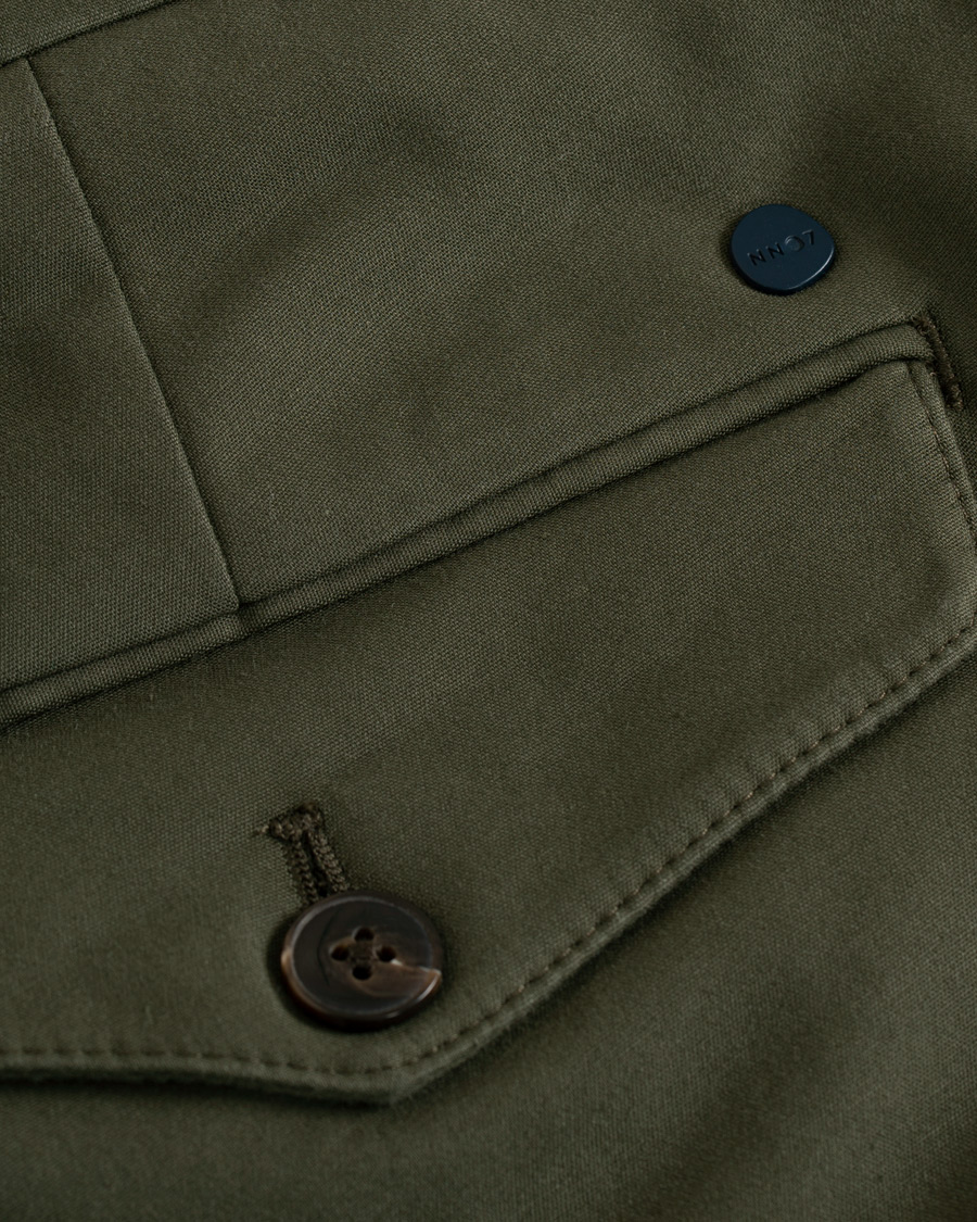 Herren | Hosen | NN07 | Scott Regular Fit Stretch Trousers Army Green