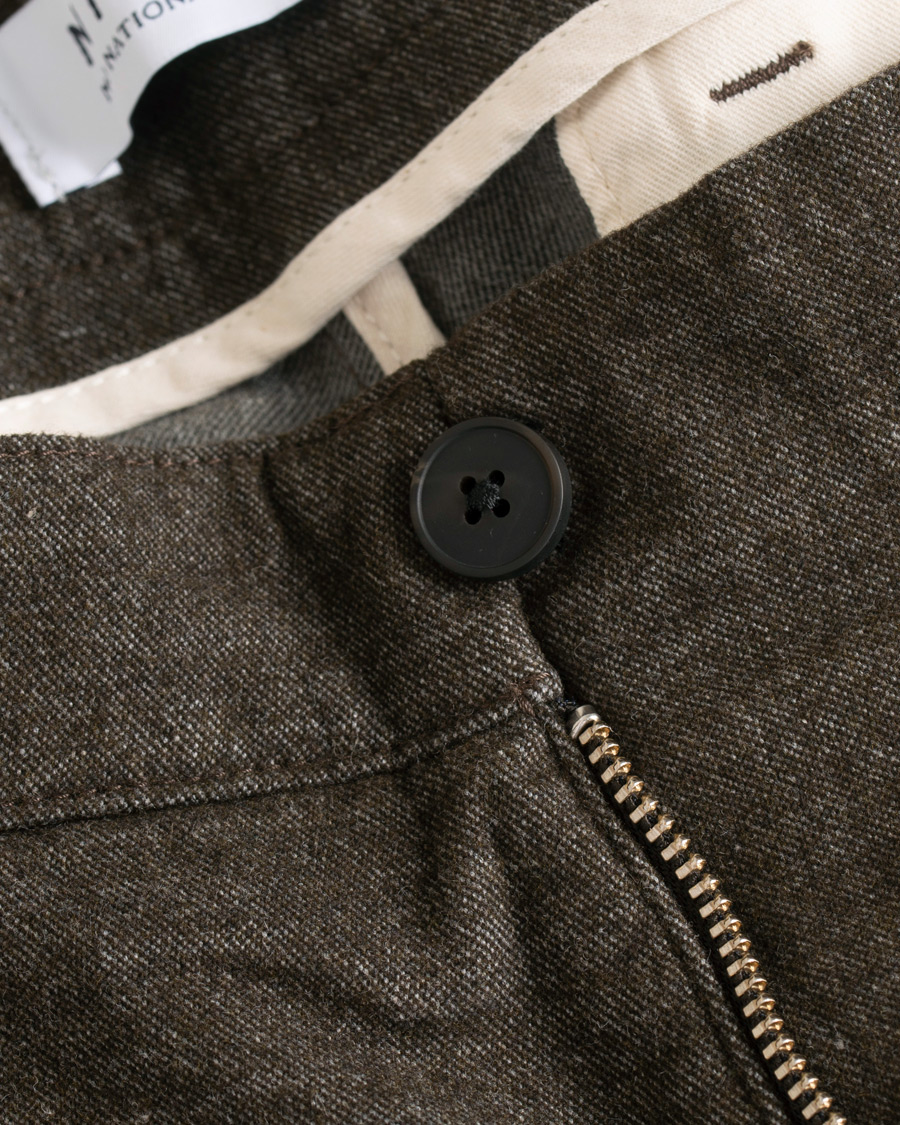 Herren | Hosen | NN07 | Karl Regular Fit Structure Stretch Chinos Brown