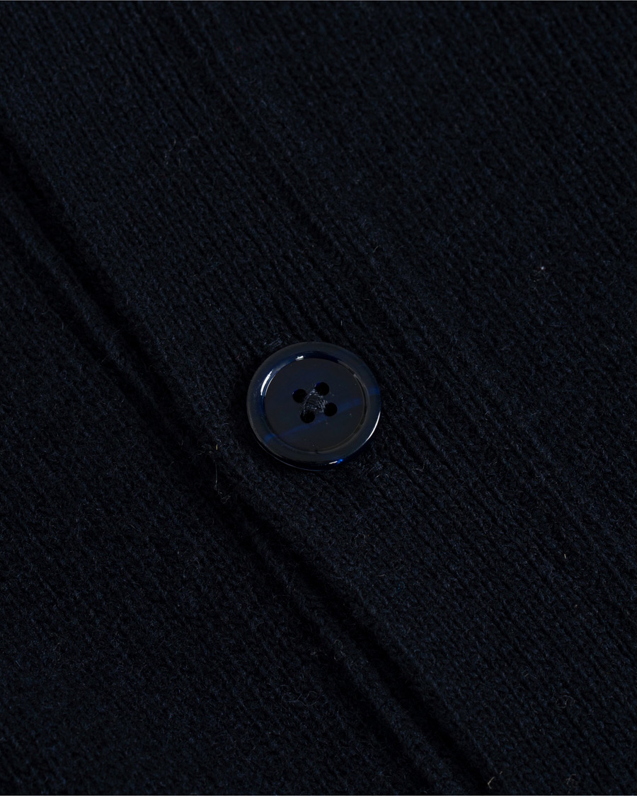 Herren | Pullover | NN07 | Bjorn Wool Cardigan Navy Blue