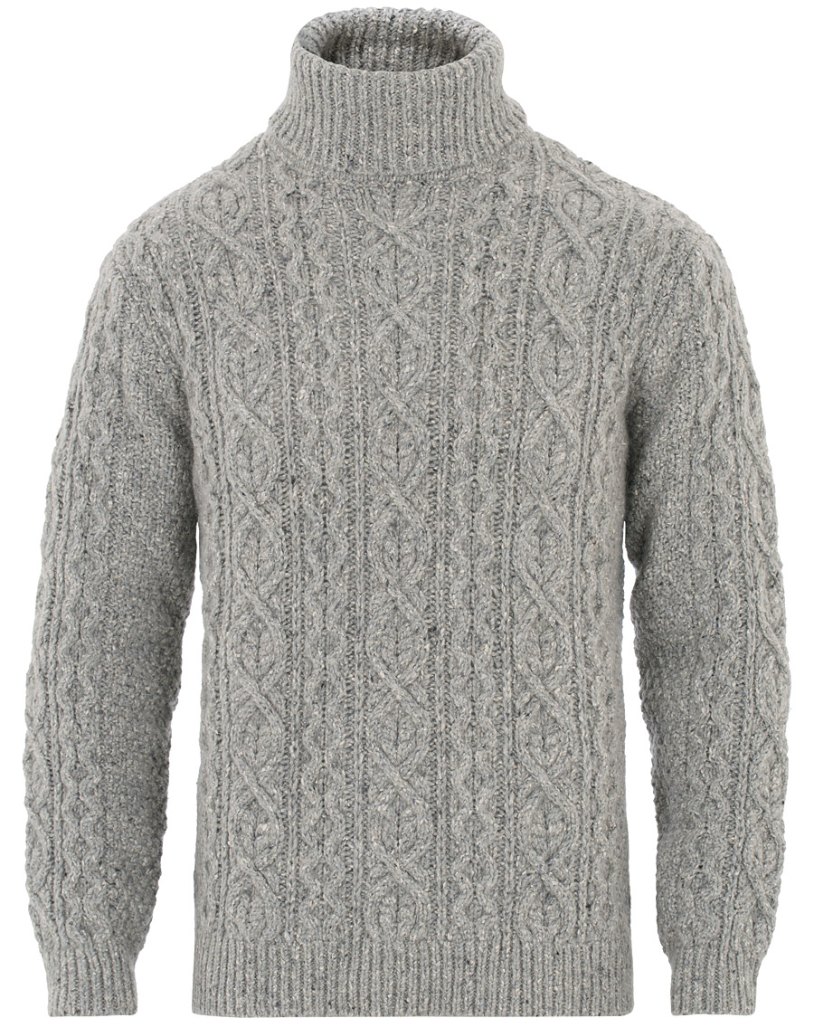 Herren | Pullover | NN07 | Bert Cable Rollneck Grey