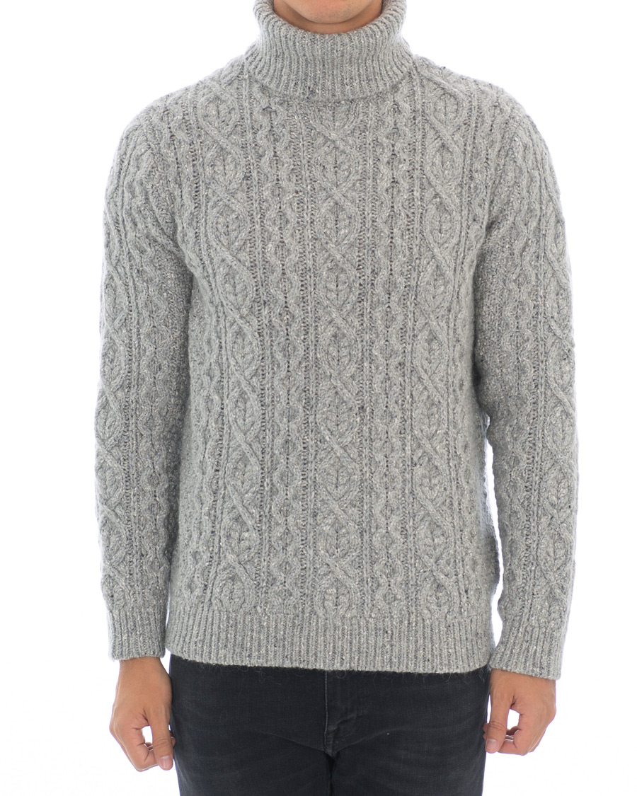 Herren | Pullover | NN07 | Bert Cable Rollneck Grey