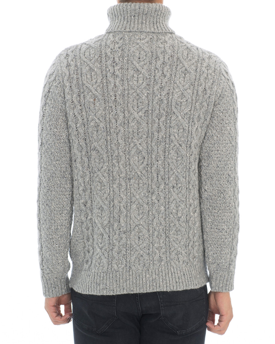 Herren | Pullover | NN07 | Bert Cable Rollneck Grey