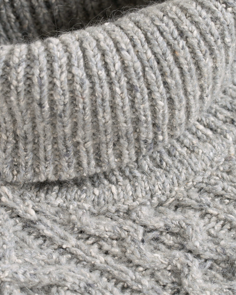 Herren | Pullover | NN07 | Bert Cable Rollneck Grey