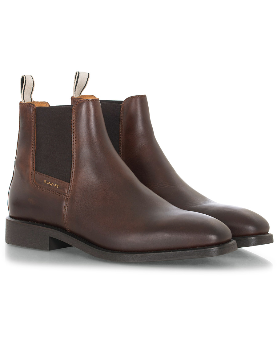 Herren | GANT James Chelsea Boot Sienna Brown Calf | GANT | James Chelsea Boot Sienna Brown Calf