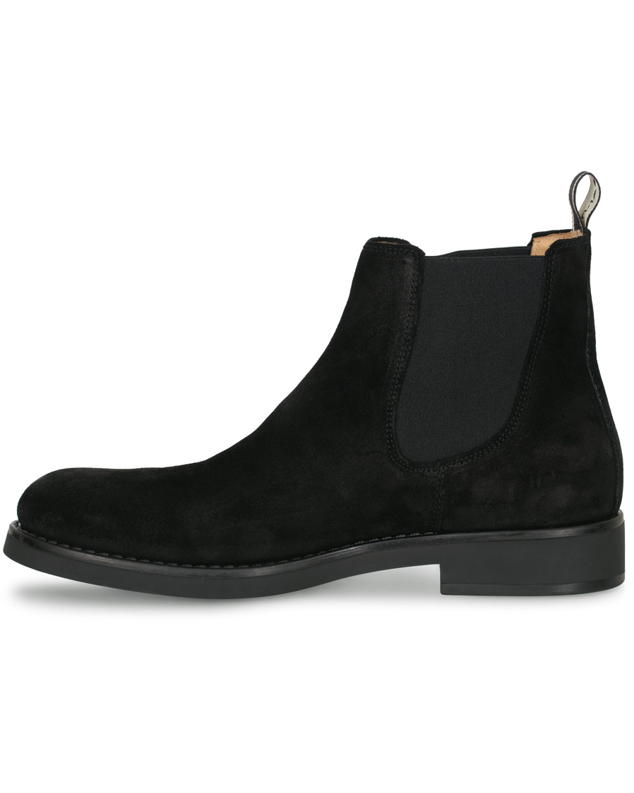 Herren | GANT Oscar Chelsea Boot Black Suede | GANT | Oscar Chelsea Boot Black Suede