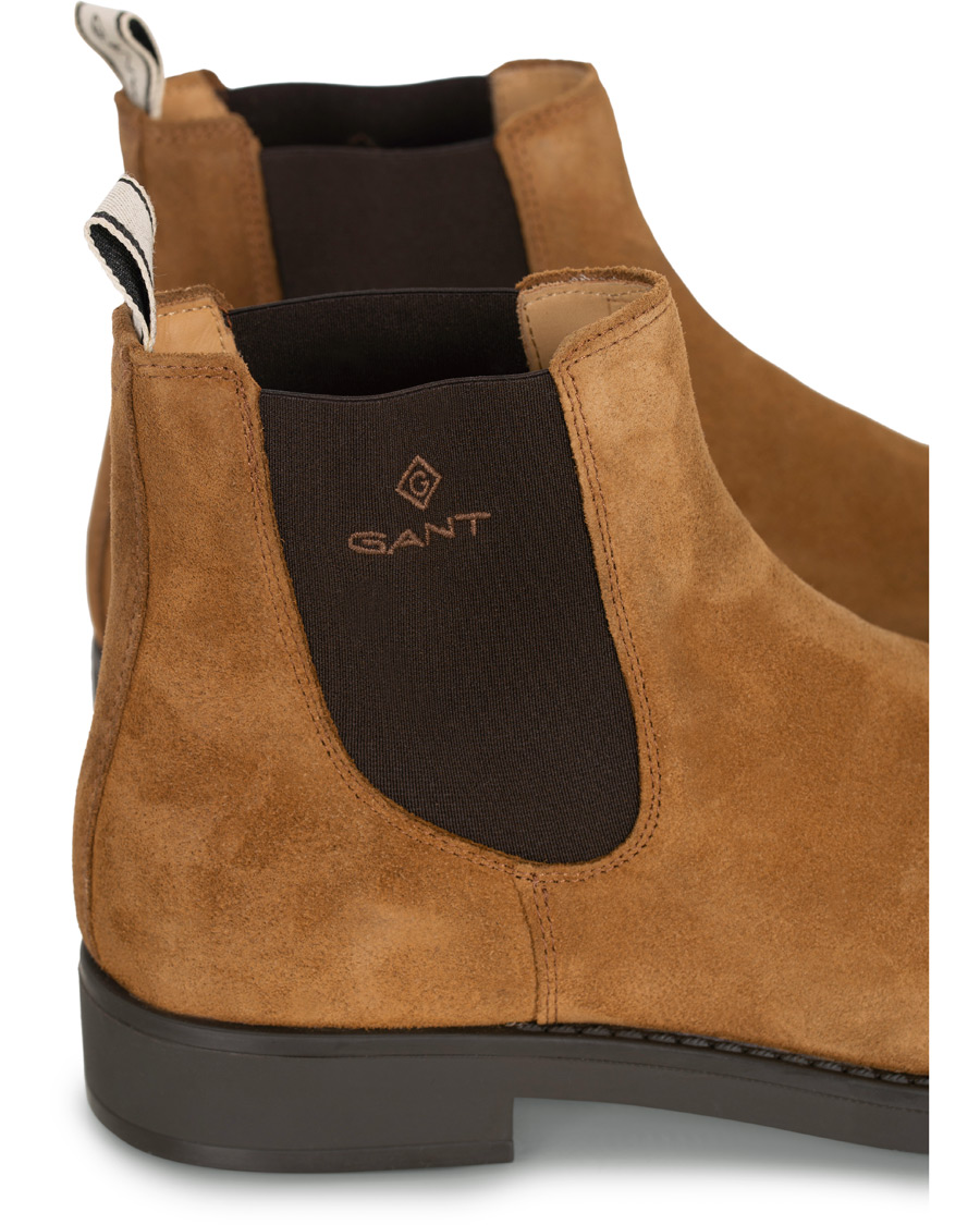 Herren | GANT Oscar Chelsea Boot Cognac Suede | GANT | Oscar Chelsea Boot Cognac Suede