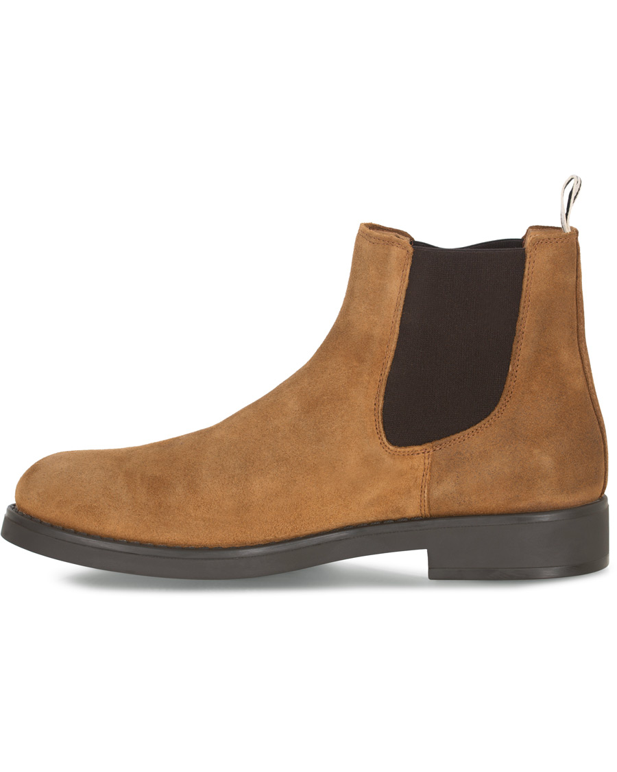 Herren | GANT Oscar Chelsea Boot Cognac Suede | GANT | Oscar Chelsea Boot Cognac Suede
