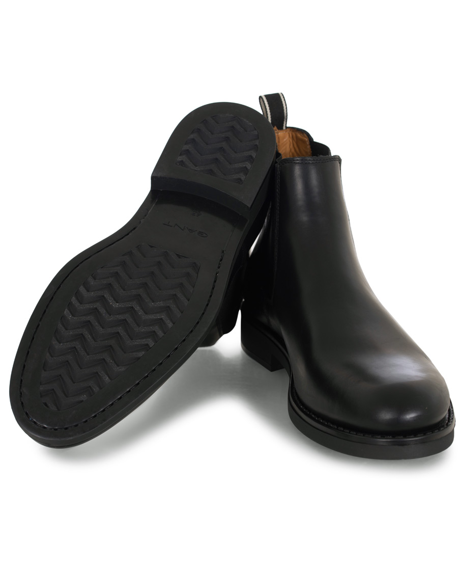 Herren | GANT Oscar Chelsea Boot Black Calf | GANT | Oscar Chelsea Boot Black Calf