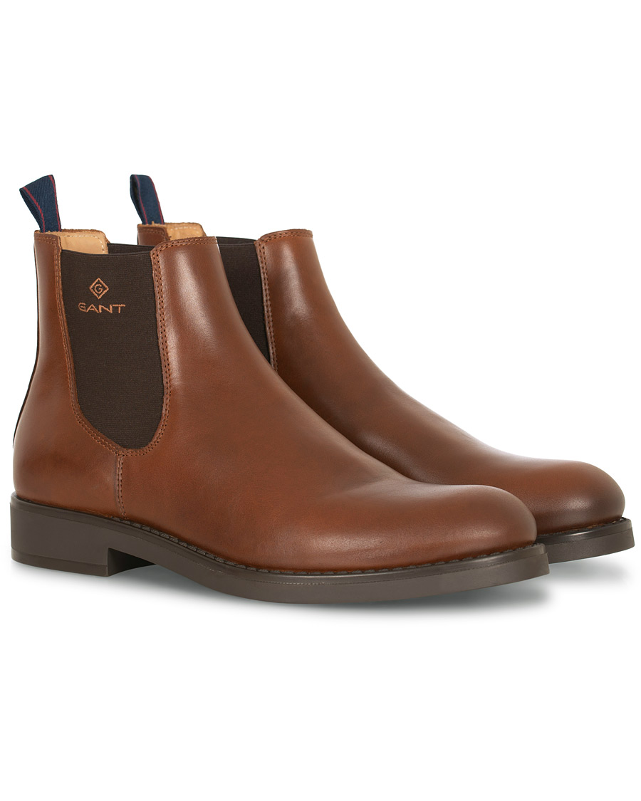 Herren | GANT Oscar Chelsea Boot Cognac Calf | GANT | Oscar Chelsea Boot Cognac Calf