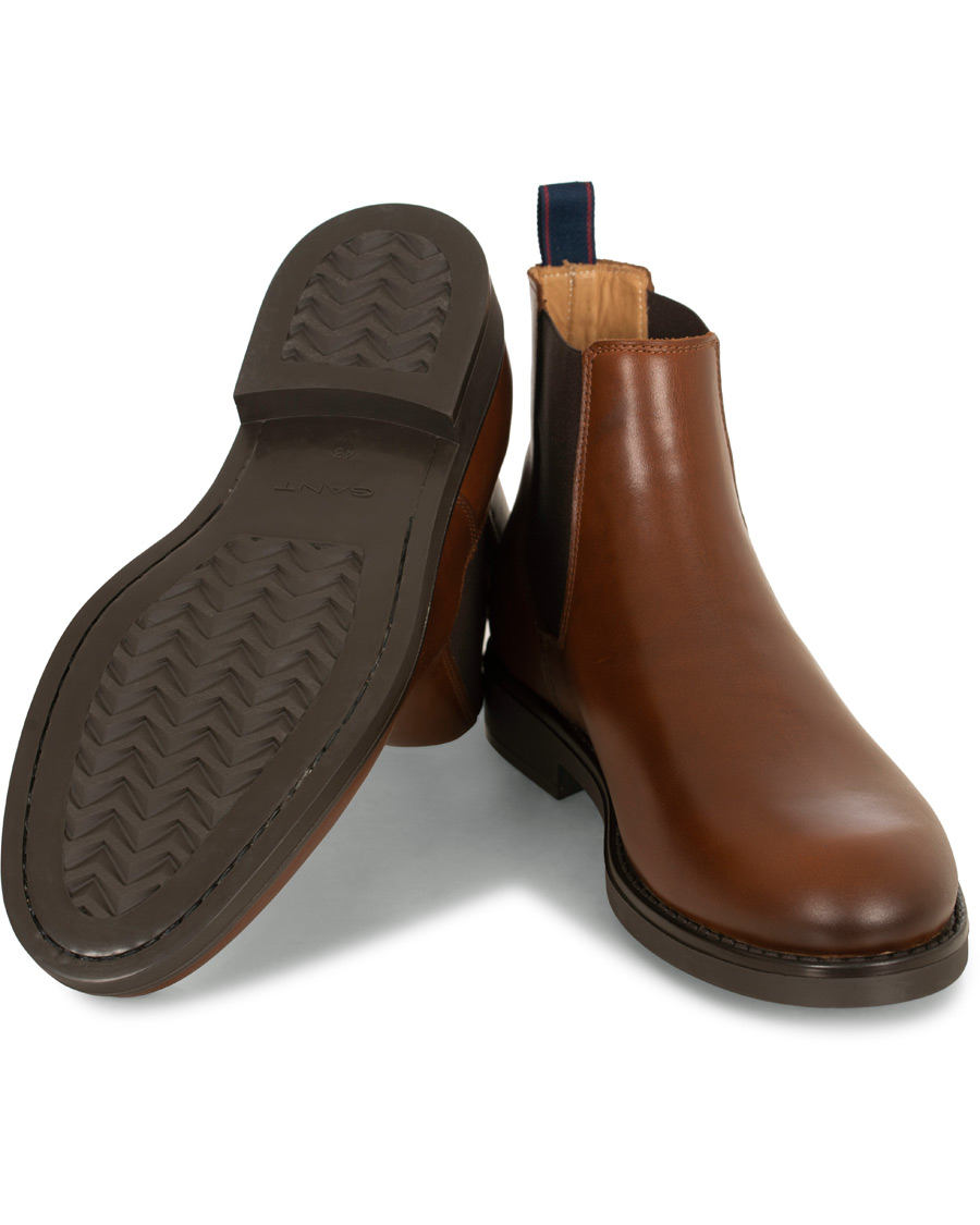 Herren | GANT Oscar Chelsea Boot Cognac Calf | GANT | Oscar Chelsea Boot Cognac Calf