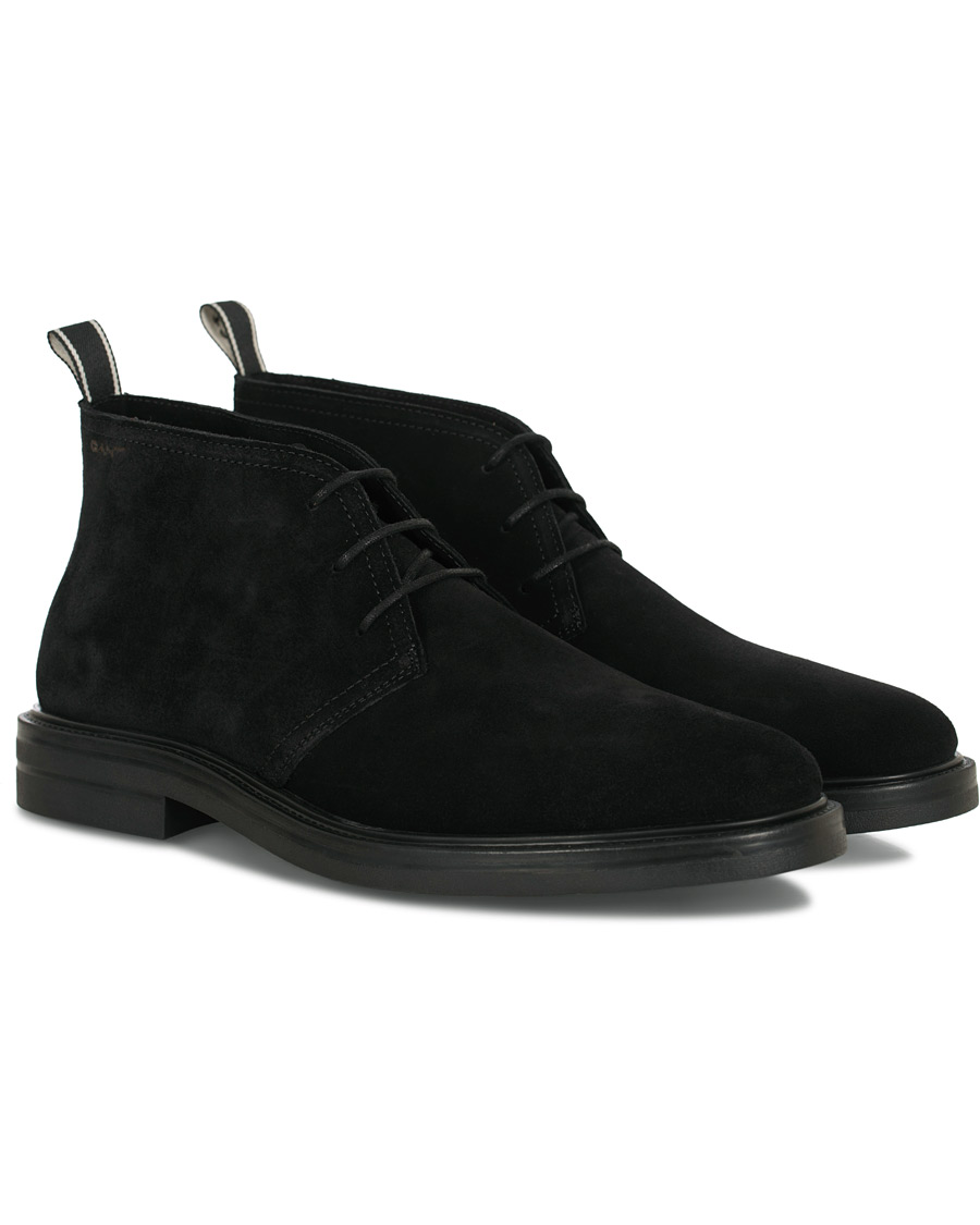 Herren | GANT Fargo Chukka Boot Black Suede | GANT | Fargo Chukka Boot Black Suede