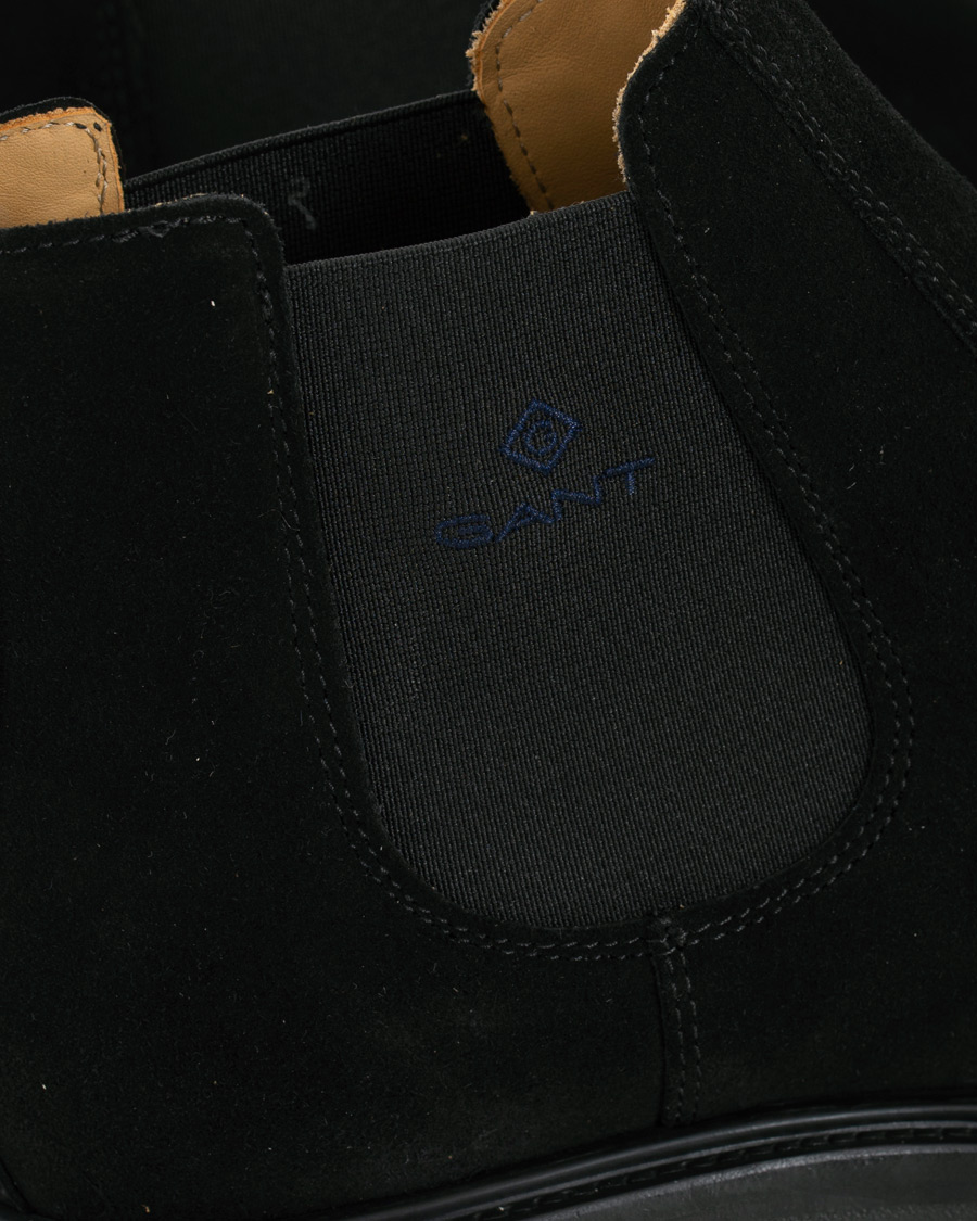 Herren | GANT Fargo Chelsea Boot Black Suede | GANT | Fargo Chelsea Boot Black Suede