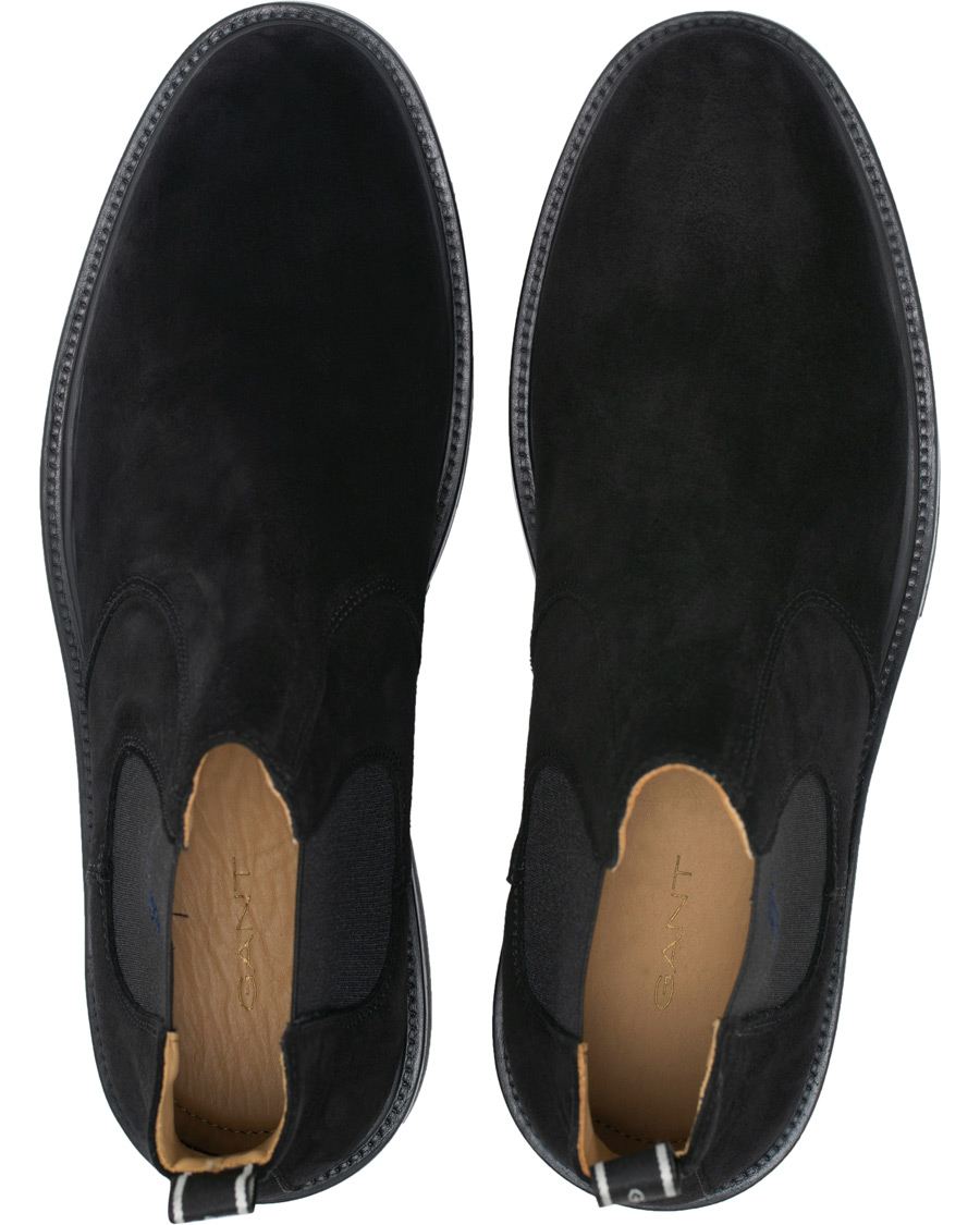 Herren | GANT Fargo Chelsea Boot Black Suede | GANT | Fargo Chelsea Boot Black Suede