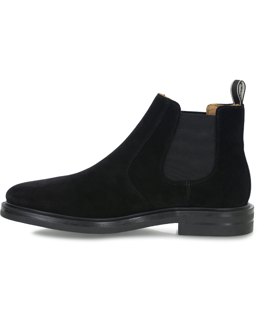 Herren | GANT Fargo Chelsea Boot Black Suede | GANT | Fargo Chelsea Boot Black Suede