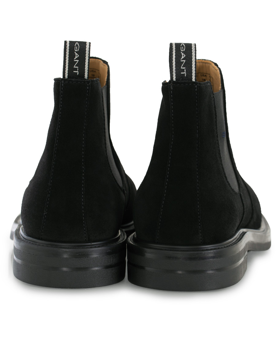 Herren | GANT Fargo Chelsea Boot Black Suede | GANT | Fargo Chelsea Boot Black Suede