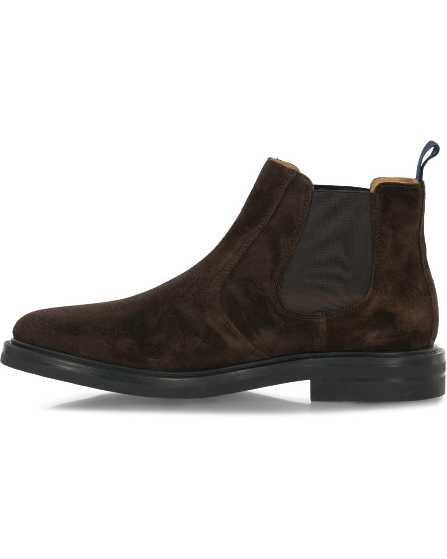 Herren | GANT Fargo Chelsea Boot Dark Brown Suede | GANT | Fargo Chelsea Boot Dark Brown Suede