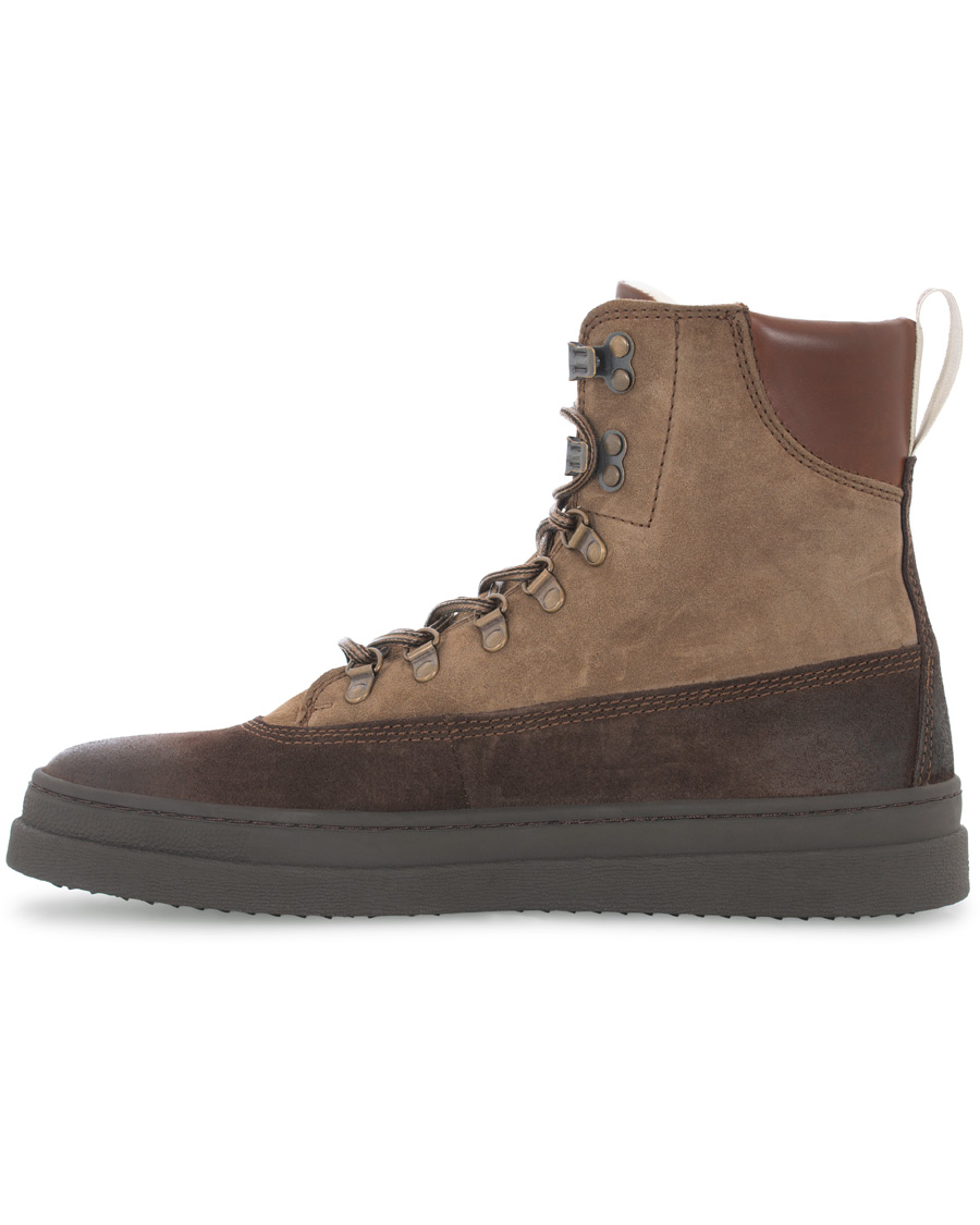 Herren | GANT Creek Wool Lined Boot Dark Brown Suede | GANT | Creek Wool Lined Boot Dark Brown Suede