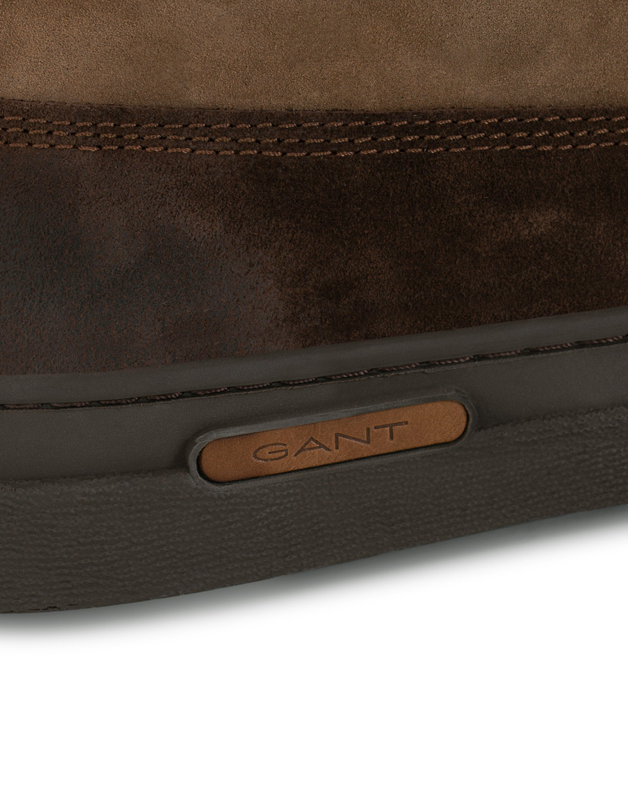 Herren | GANT Creek Wool Lined Boot Dark Brown Suede | GANT | Creek Wool Lined Boot Dark Brown Suede