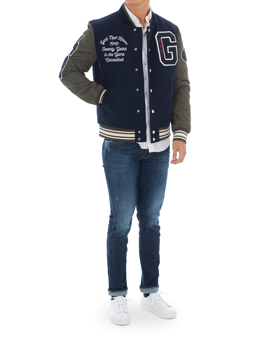 Herren | Jacken | GANT | Varsity Jacket Marine