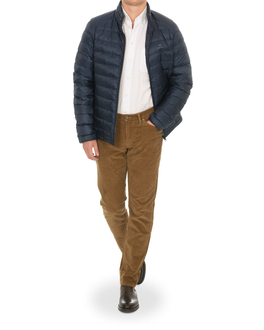 Herren | Hosen | GANT | Slim Fit Corduroy 5-Pocket Jeans Warm Khaki