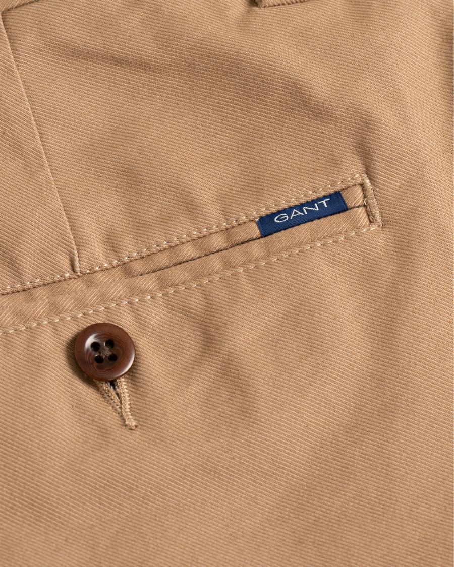 Herren | Hosen | GANT | Slim Fit Tech Prep Chino Warm Khaki W30L32