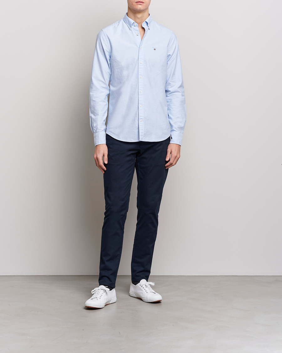 Herren | Hosen | GANT | Slim Fit Tech Prep Chino Marine