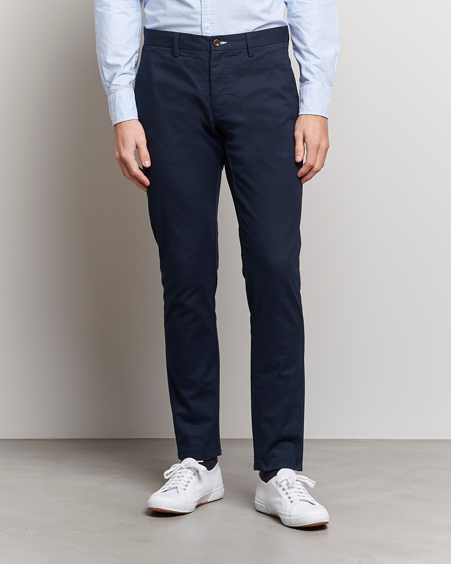 Herren | | GANT | Slim Fit Tech Prep Chino Marine