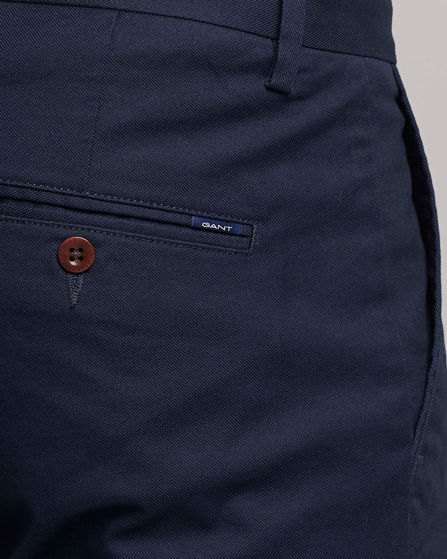 Herren | Hosen | GANT | Slim Fit Tech Prep Chino Marine