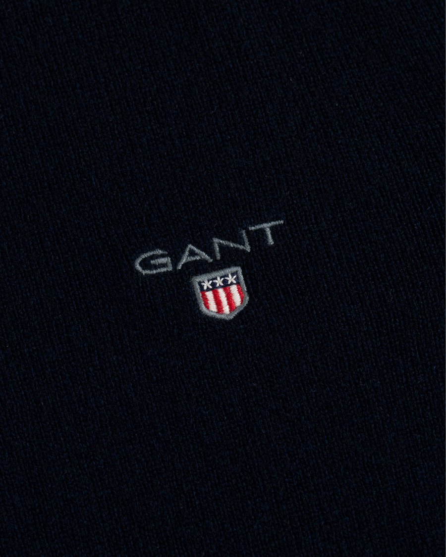 Herren | Pullover | GANT | Lambswool Crew Neck Pullover Marine