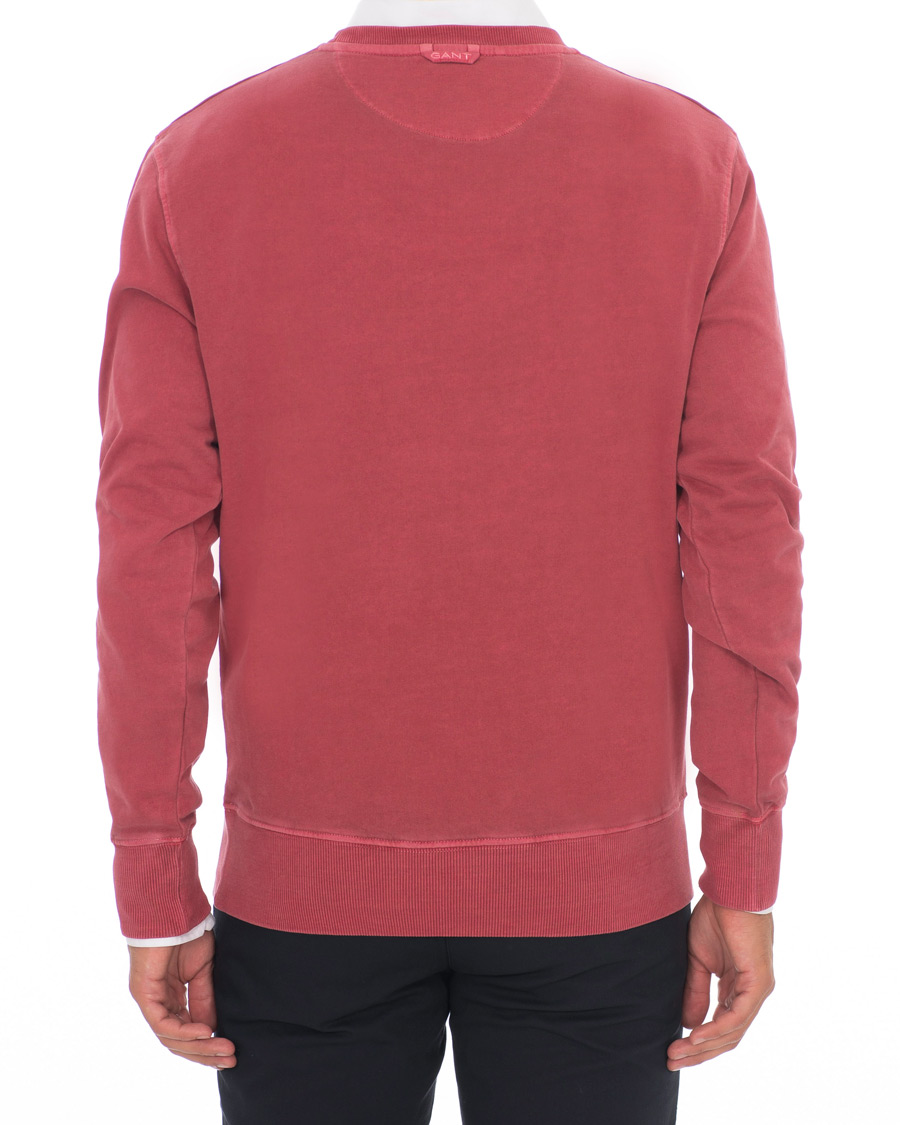 Herren | Pullover | GANT | Winter Faded Crew Neck Sweatshirt Mahogany Red