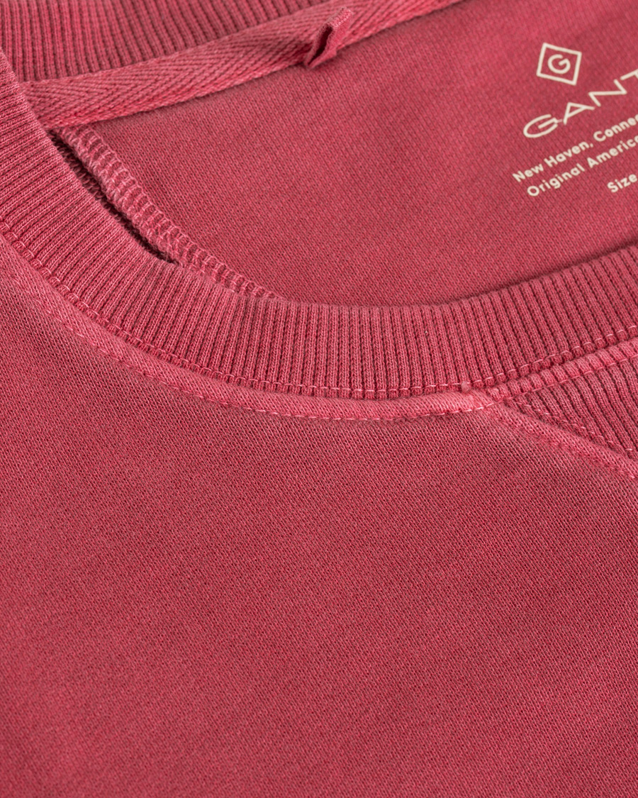 Herren | Pullover | GANT | Winter Faded Crew Neck Sweatshirt Mahogany Red