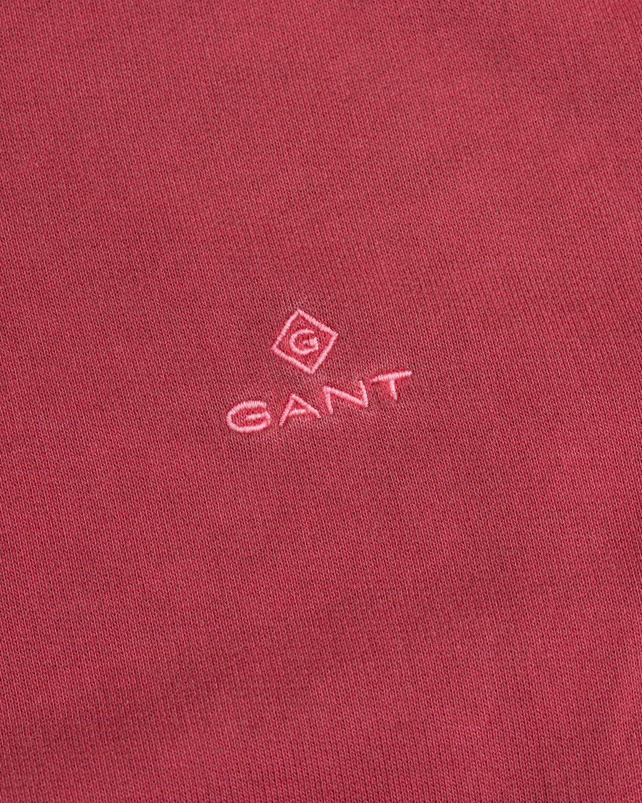 Herren | Pullover | GANT | Winter Faded Crew Neck Sweatshirt Mahogany Red