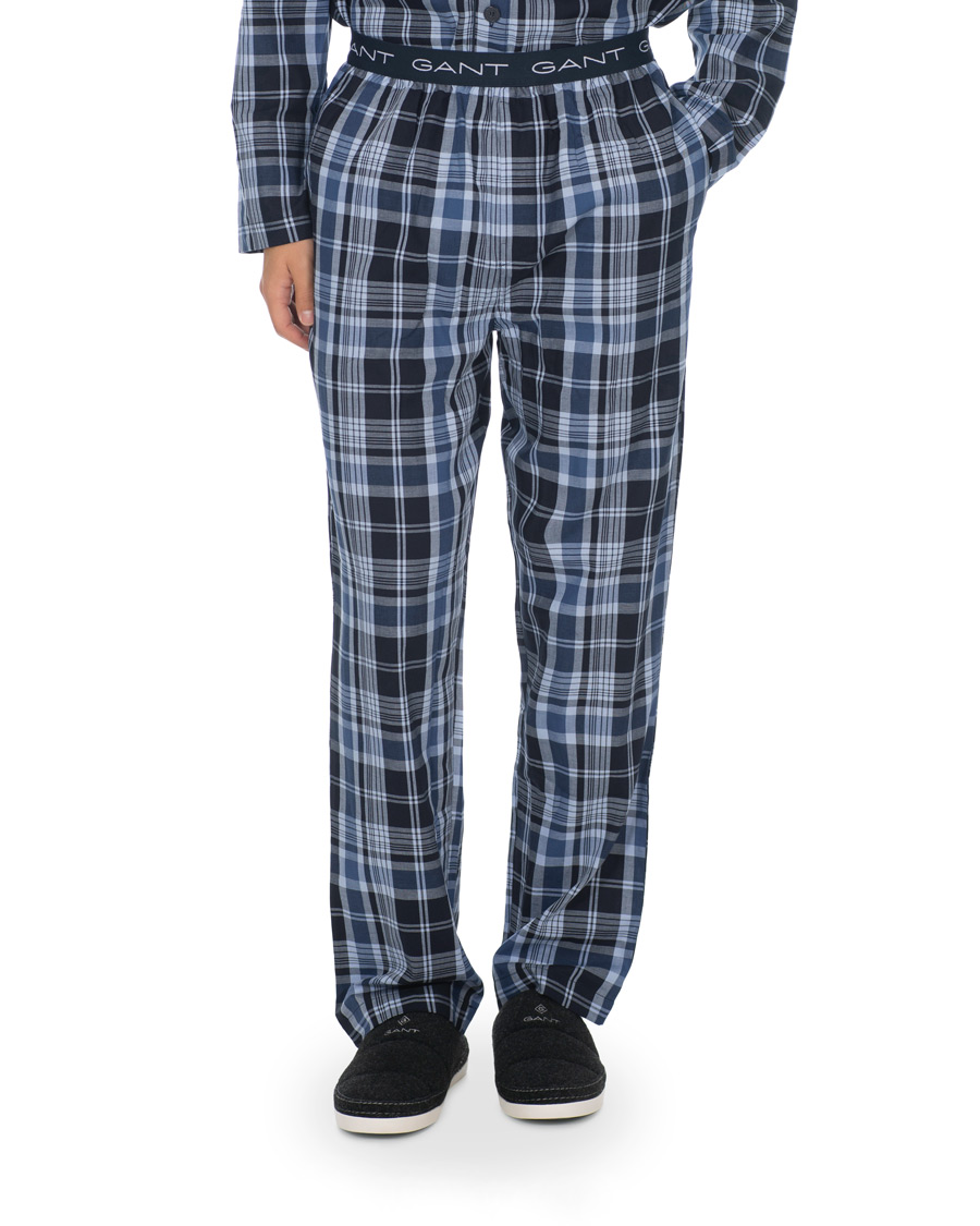 Herren | Schlafanzüge & Bademäntel | GANT | Check Pyjama Set Vintage Blue