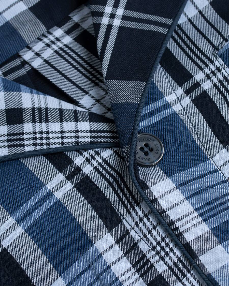 Herren | Schlafanzüge & Bademäntel | GANT | Check Pyjama Set Vintage Blue