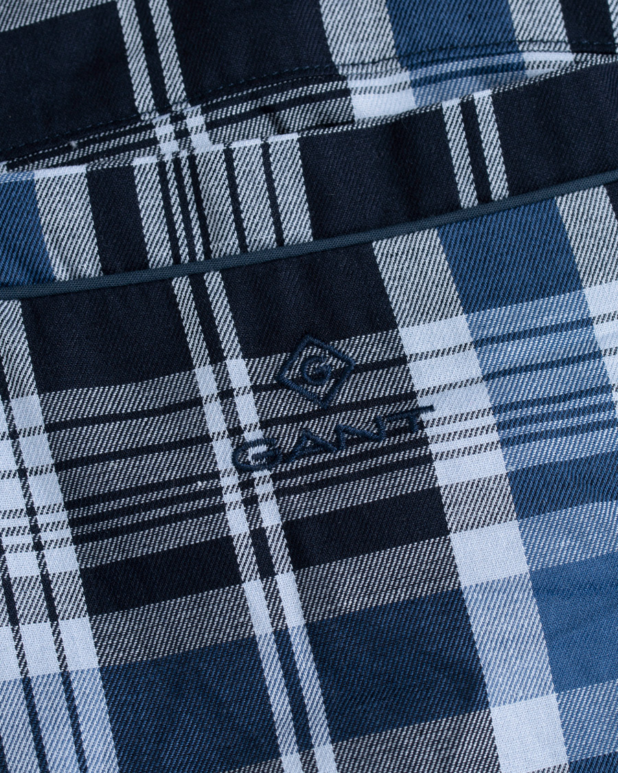 Herren | Schlafanzüge & Bademäntel | GANT | Check Pyjama Set Vintage Blue