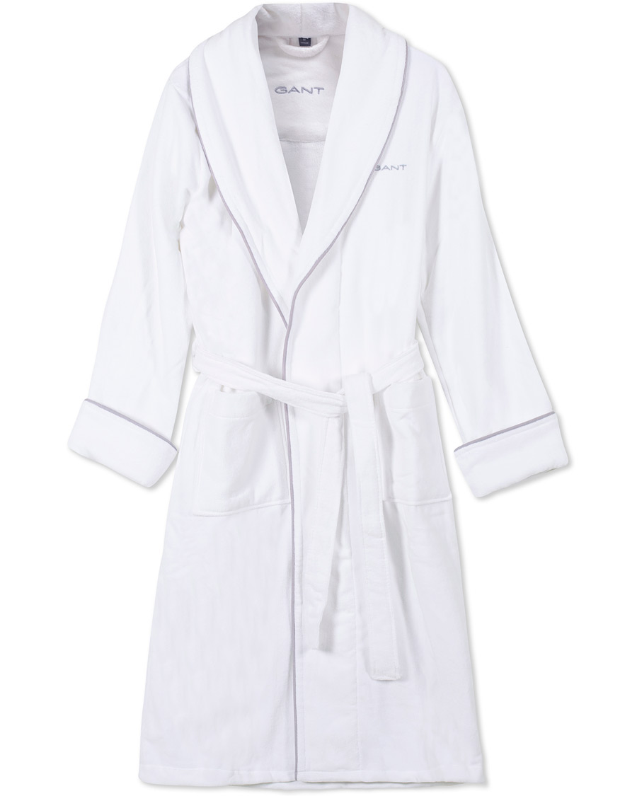 Herren | Schlafanzüge & Bademäntel | GANT | Premium Velour Robe White